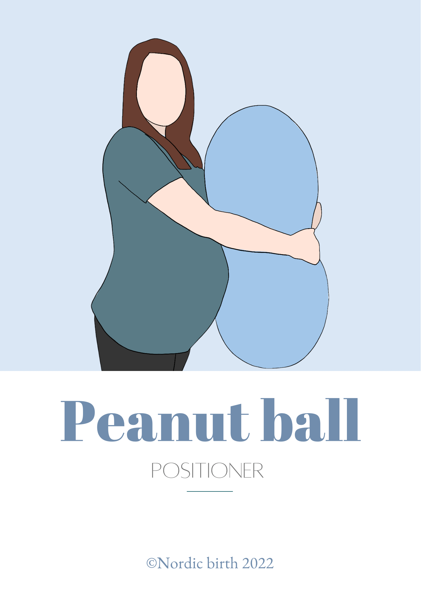 Peanut ball positioner